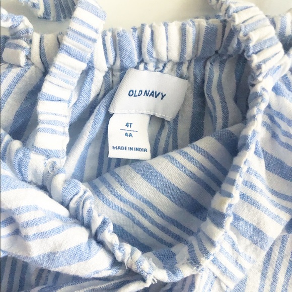 Old Navy off the shoulder striped top - Picture 3 of 5